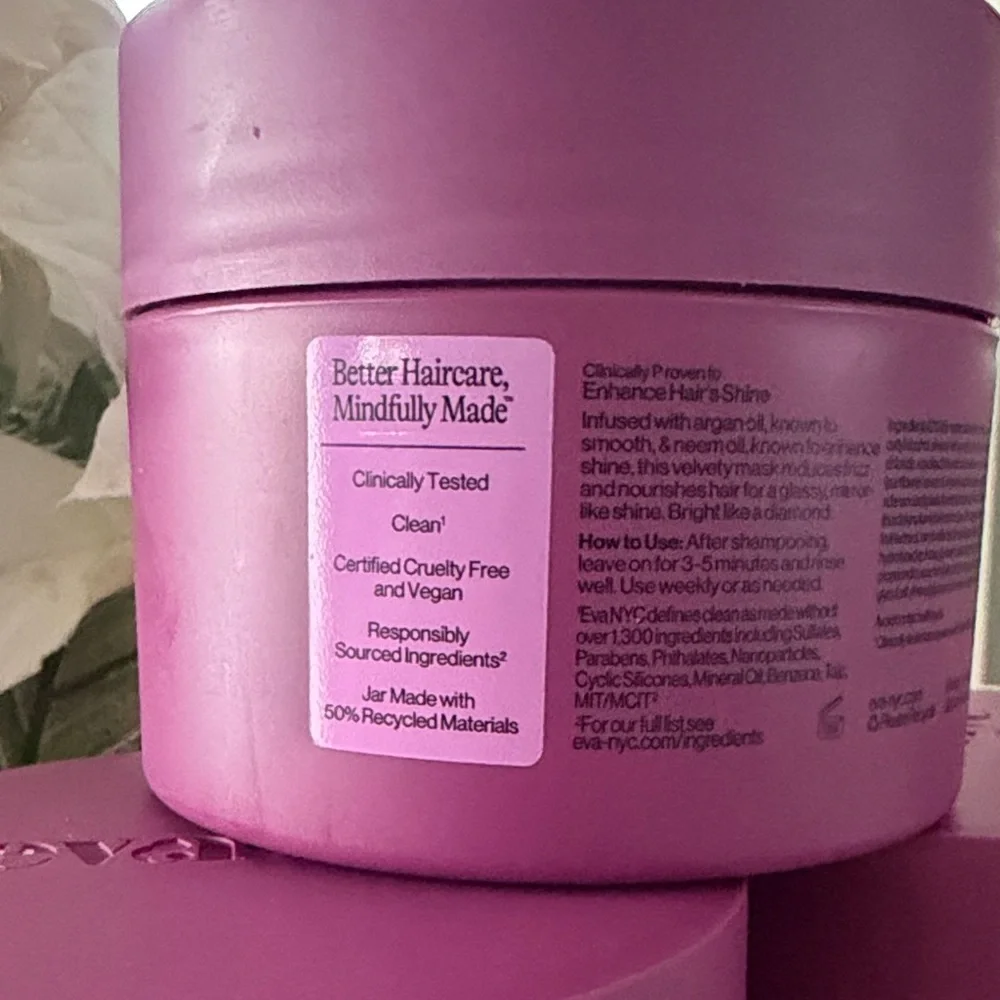 Eva NYC Glass hair shine hair mask Lot of 3 New & Sealed 8.4 fl oz each - Picture 3 of 7